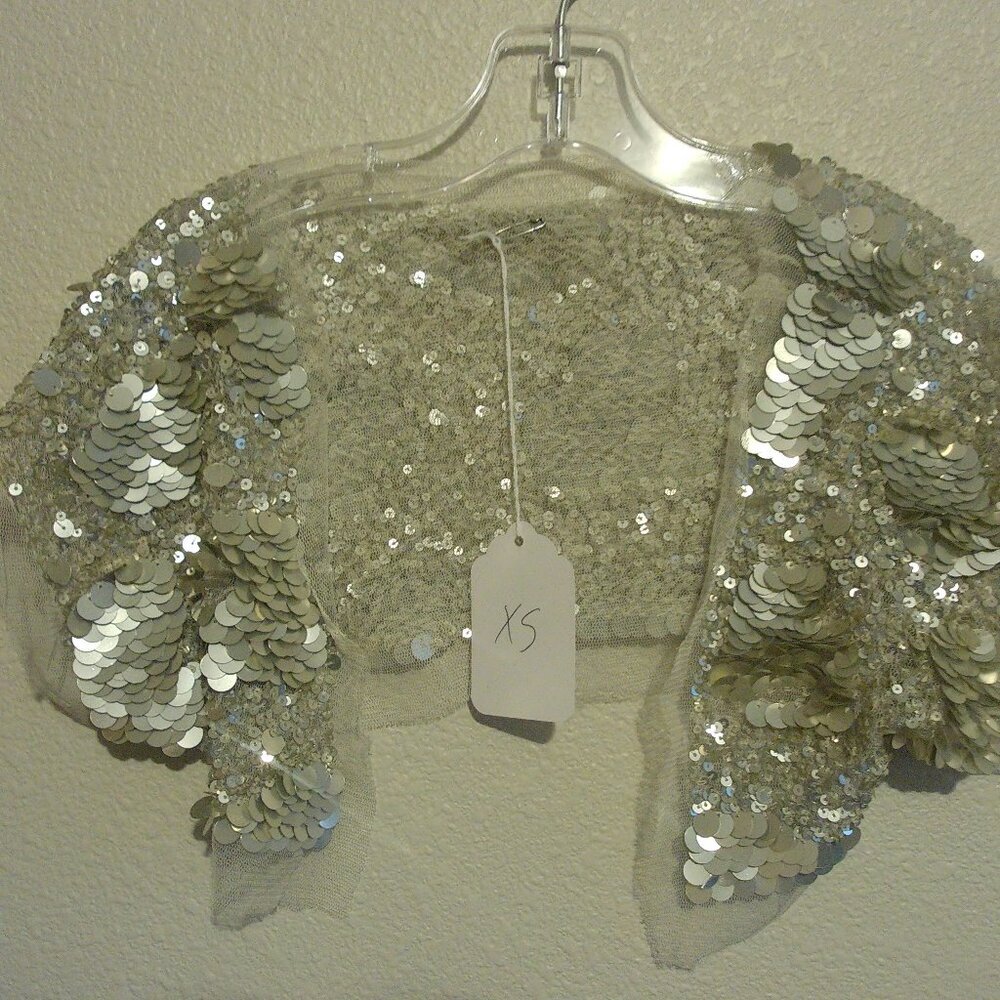 XS glittering shrug by TTDM